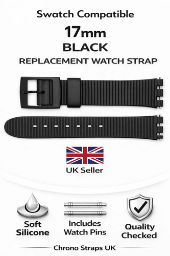 Swatch compatible 17mm - compatible, (20mm)