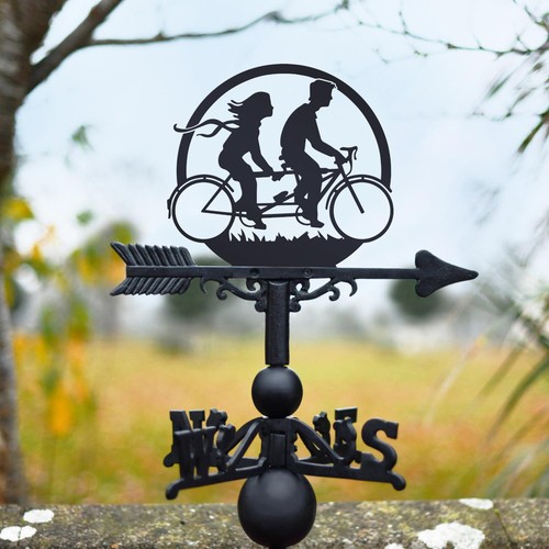 Tandem bike weathervane - bike,