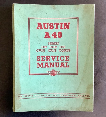 Austin a40 series gs2 - gs2, g2s2