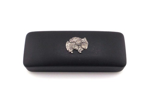 Pomeranian black glasses - black,