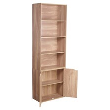 6 Tier Bookcase With 2 Door