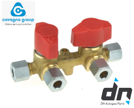 Cavagna way gas manifold - way,