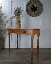 Narrow Victorian Pine Console