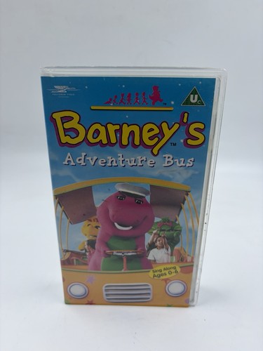 Barney adventure bus vhs - bus,