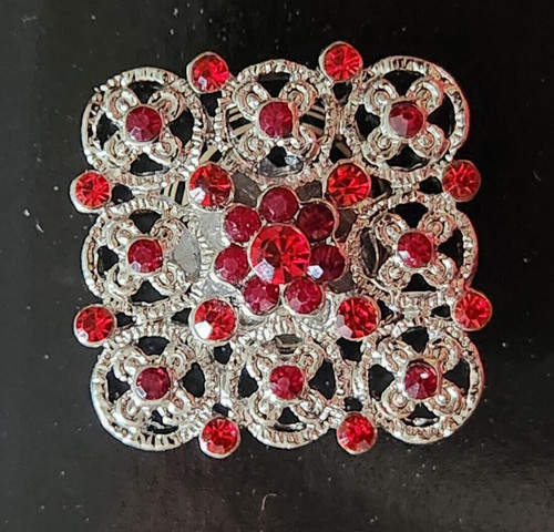 Stock pin magnetic red - stock,