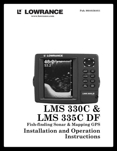Lowrance lms 330c - 330c,