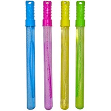 4 x Bubble Blowers 35cm Wand Sword Stick Bubbles Maker & Solution Outdoor Toys
