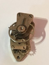 687c  Vintage Curved Clock Balance platform escapement