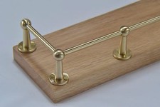 Solid Brass Fiddle Rail /