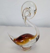 Vintage Murano Glass Swan Bird