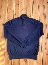 Men’s Fred Perry Navy 1/4