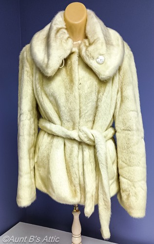 Faux fur coat - coat, 80's