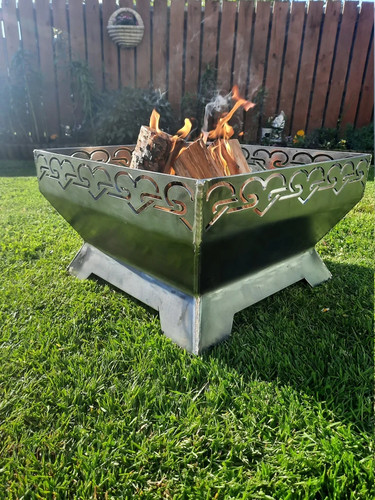 Large fire pit outdoor - fire,