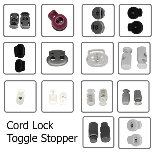 Plastic cord locks toggles - plastic,