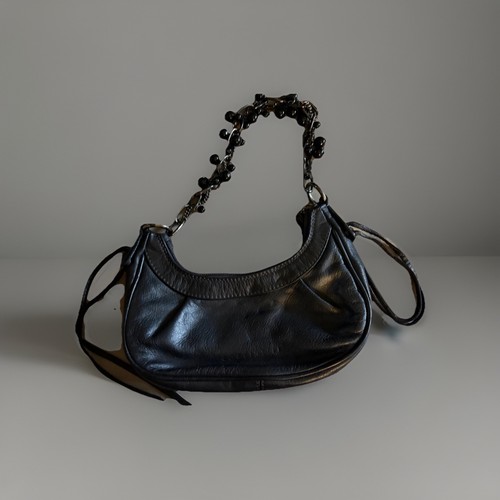 Coccinelle black leather grab - leather,