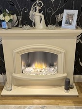 Mercia White Electric Fire Suite
