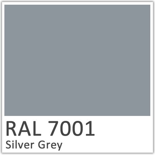 Powder coat silver - powder, grey