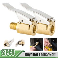 2X Tyre Valve Air Chuck
