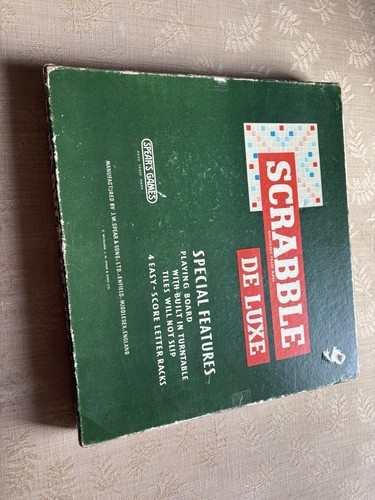 Vintage scrabble deluxe - vintage,