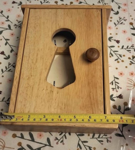 Shabby chic wooden key - shabby,