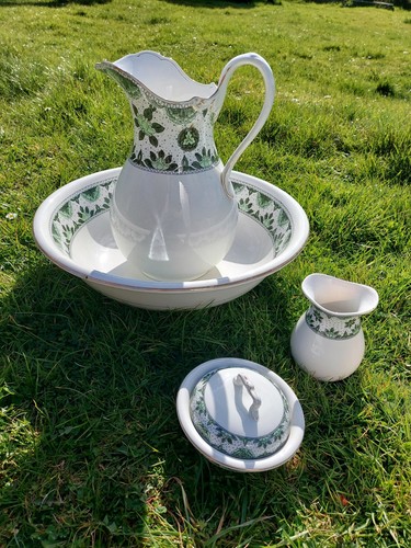 Antique ceramic wash bowl - wash,