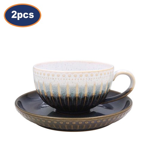 Coffee cup saucer set - coffee, of