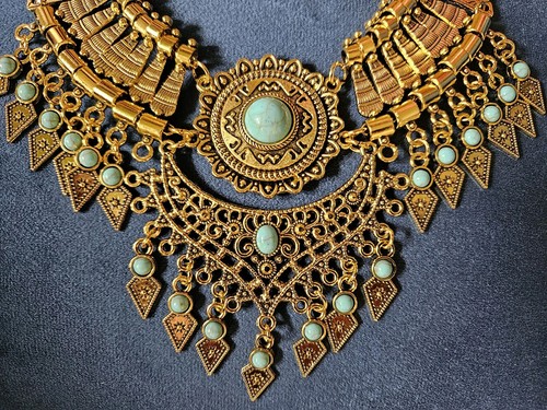 Egyptian style necklace - egyptian,