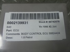 30824424 ECU S40 VOLVO 1.7L Petrol 96-04