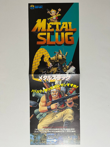 Metal slug snk - aes, cd