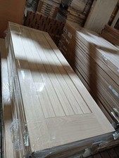 Welford Mexicano Oak Door 30” & 24” | Unfinished Solid Core | New