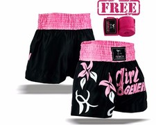 EVO Ladies Muay Thai Women Kick Boxing Shorts Girls MMA Martial Art Cage Fight H