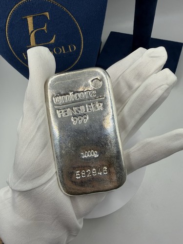 1kg silver bar 999 umicore - silver,