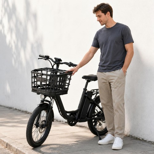 Front bike basket - bike, molded