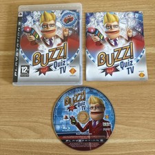 Buzz Quiz TV (PS3) Playstation 3 CD With Instruction Booklet Buzz! - Clean Disc