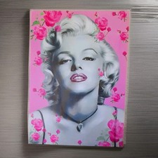 Marilyn Monroe Canvas Art Pink