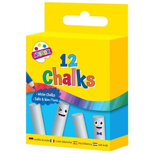 White chalks pack school - chalks,