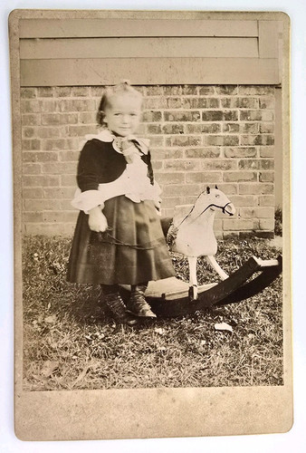 Antique cabinet card photo - cabinet,