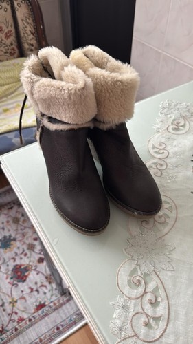 Celtic tan sheepskin boots - celtic,