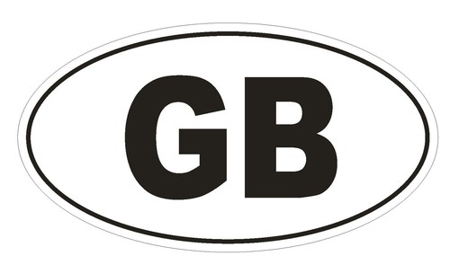 Great britain oval bumper - great,