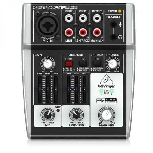 Behringer xenyx 302usb - 302usb, mixer