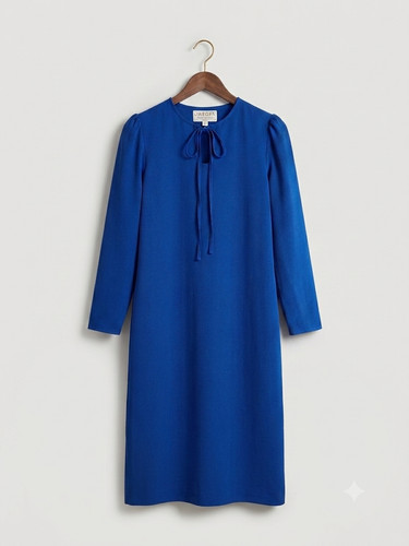 Jaeger blue wool - midi,