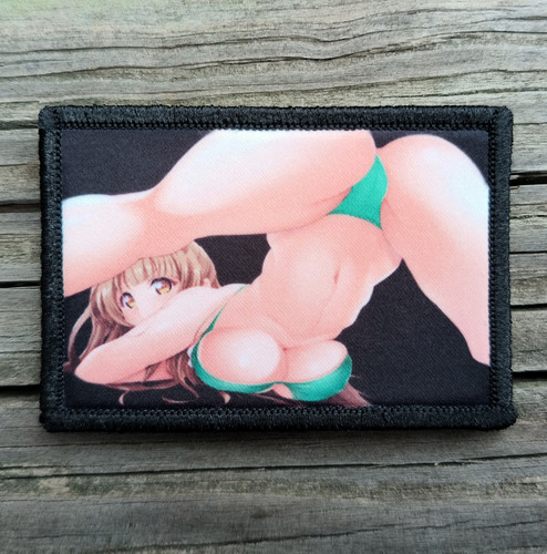 Anime girl morale patch hook - girl,