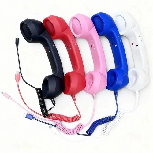 Retro telephone handset - retro,