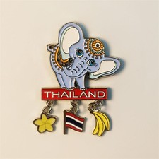 Thailand Elephant Fridge Magnet Refrigerator Sticker Decor Resin Souvenir