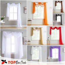 Voile Scarves  ~ Net Curtains