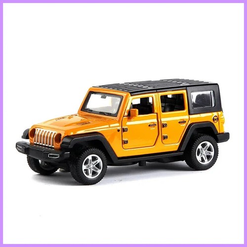 Alloy jeeps wrangler car - 1:36,