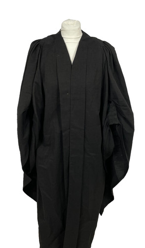 Vintage graduation gown open - vintage,