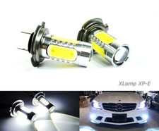 2x White H7 499 Bulb LED HeadLight Main DRL Daytime Running Lamp Fog Spot Light