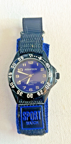 Aquatech black sports watch - black,