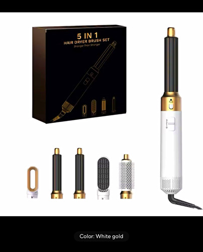 Hot air brush dryer - 5-in-1, &